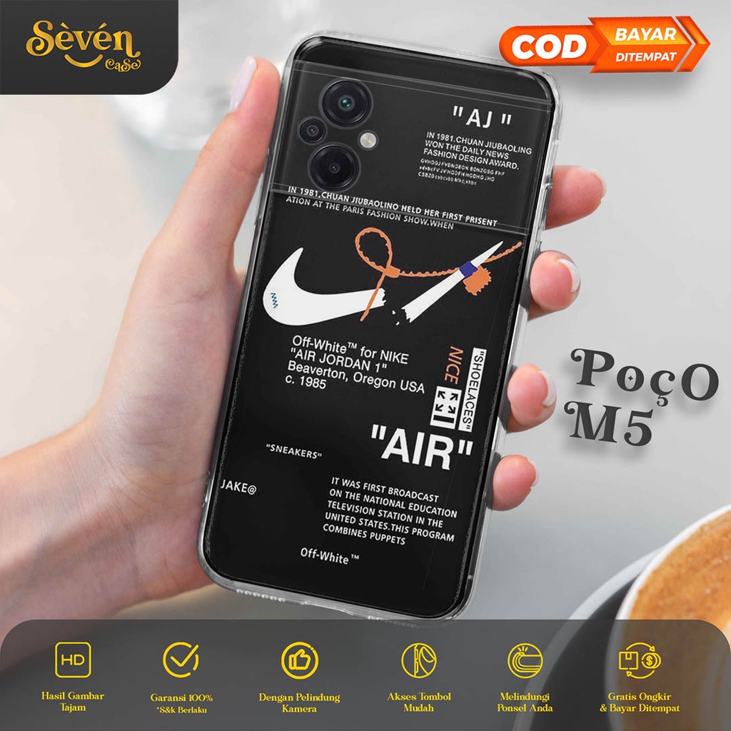 SEVEN Soft Case Poco M5 M5 Pro M5s M3 M3 Pro 5G - Casing Hp Poco M5 M5 Pro M5s M3 M3 Pro 5G - ( Off 