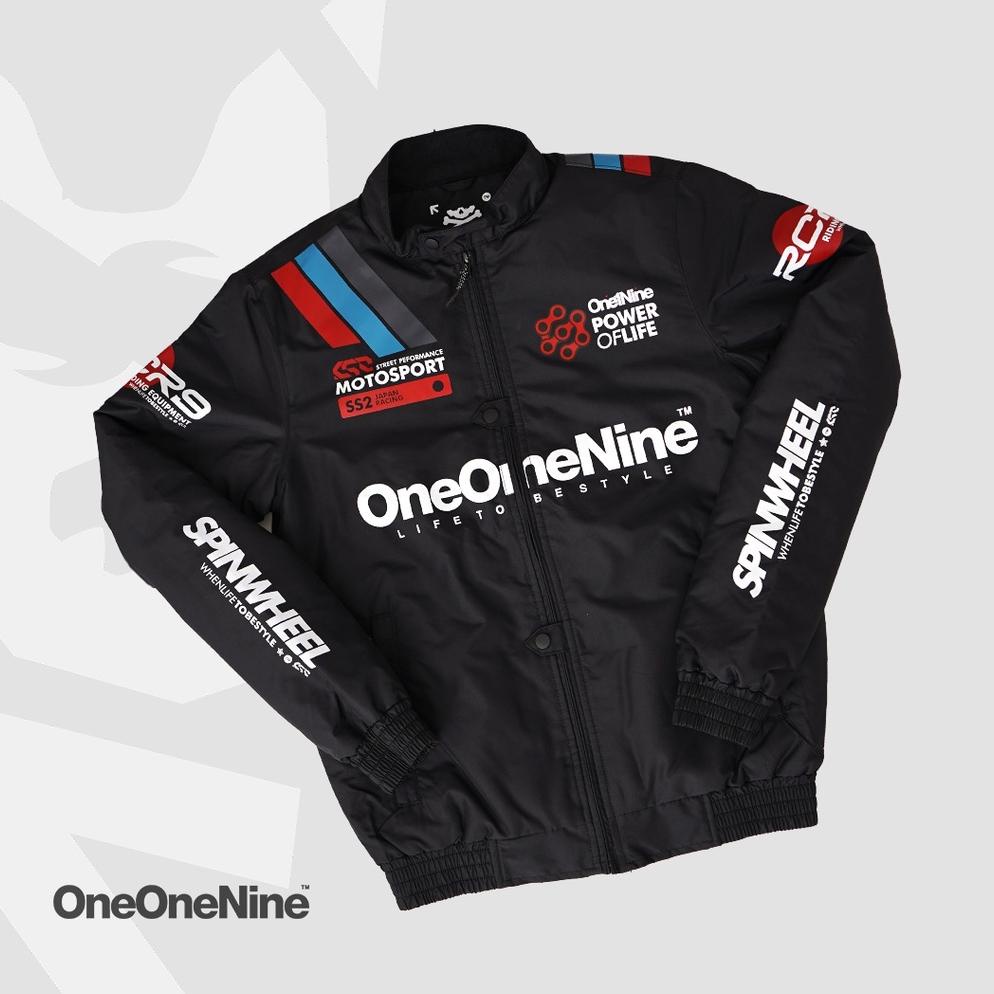 JACKET RACERNINE SPINWHEEL BLACK | KSR ONEONENINE