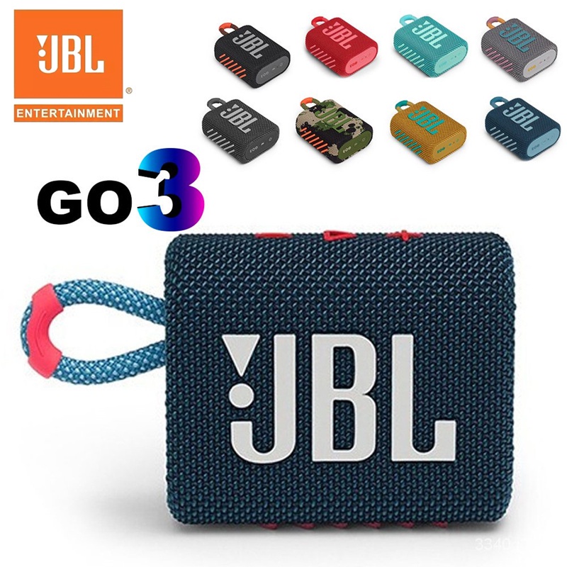 （Promosi besar Original 100%）JBL GO 3 / GO3 Bluetooth Portable Wireless Speaker IP67 Waterproof & Du