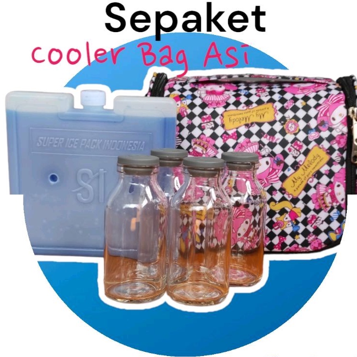 Cooler bag tas asi SEPAKET - MOTIF PUTRI KOTA-KOTA