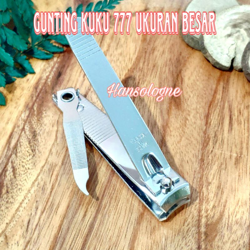 Gunting kuku 777 korea bahan stainless tajam / pemotong kuku / nail clipper