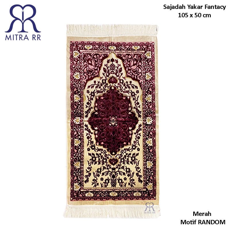 Sajadah Turki Yakar Fantasy - Ukuran Midi Sedang 50x100cm dan Kecil 30x55cm