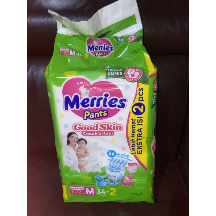 MERRIES GOOD SKIN PANTS M 34+2 / POPOK CELANA
