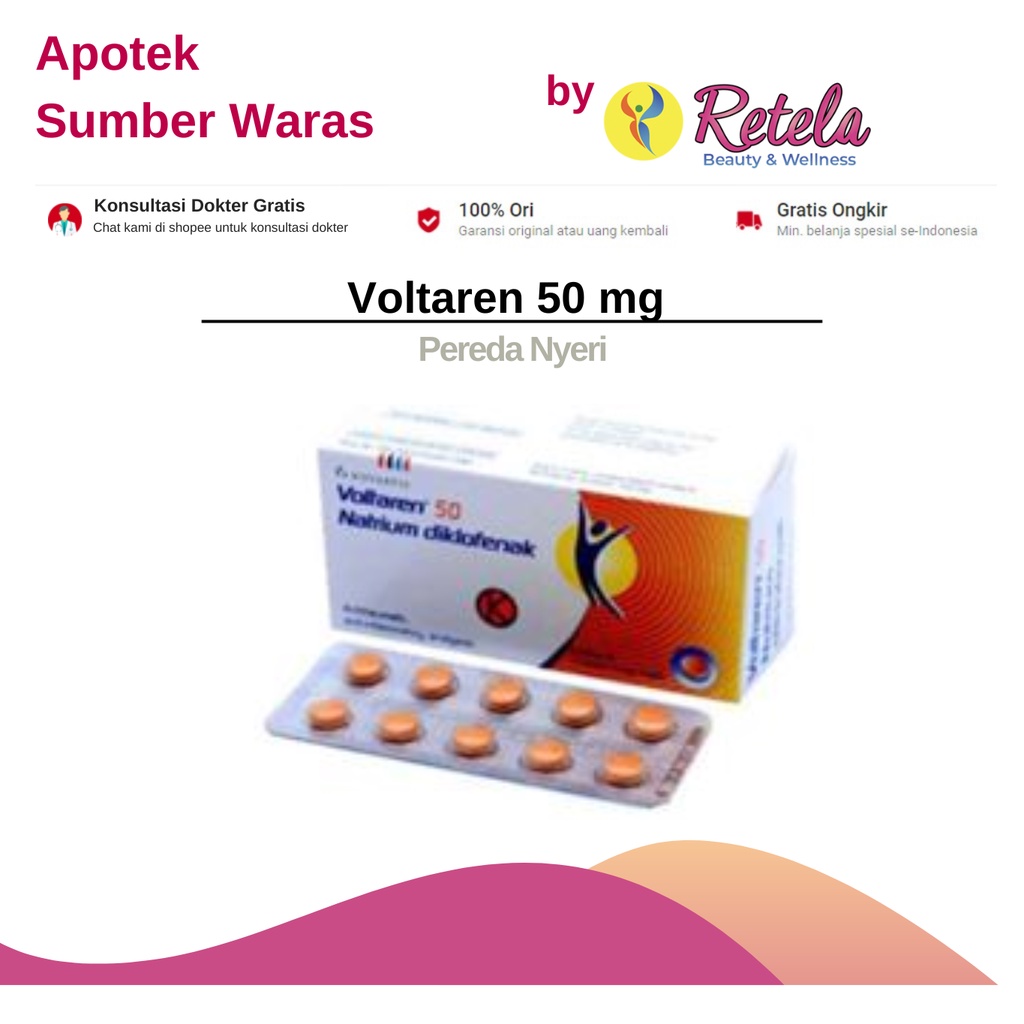 VOLTAREN 50MG TABLET <I>*