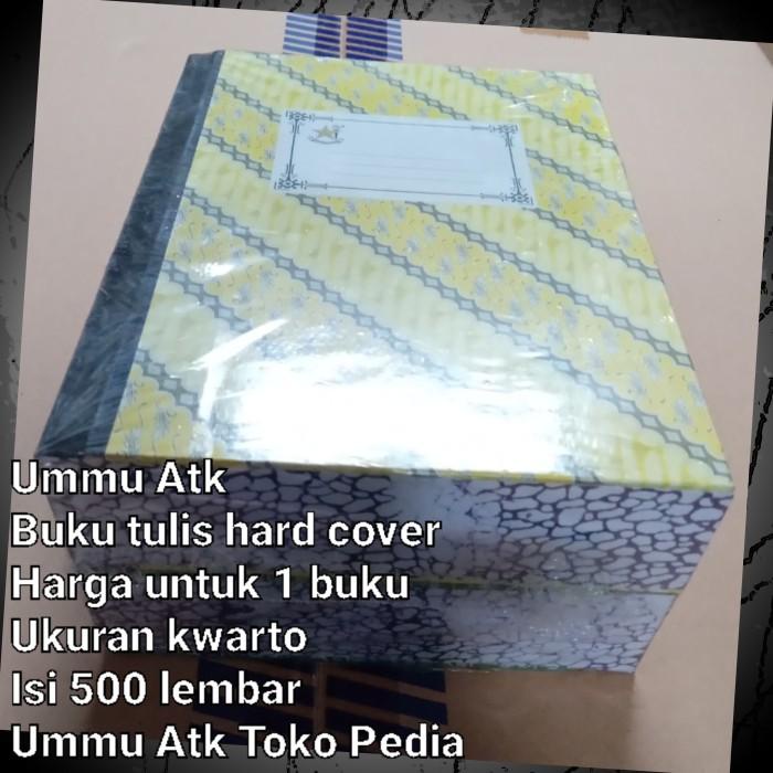 

Terlaris Buku Tulis Hard Cover Kwarto 500 Lembar