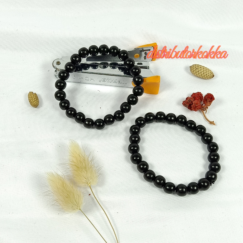 GELANG KELOR HITAM UKURAN 8MM