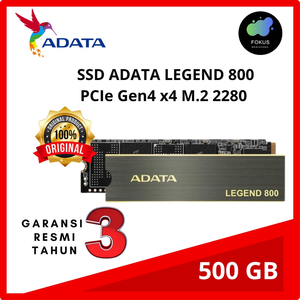 SSD ADATA LEGEND 800 500GB / 1TB PCIe Gen4 x4 M.2 2280 Solid State Drive