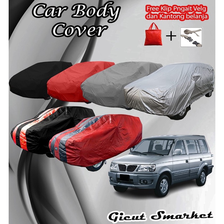 selimut sarung cover body mobil mitsubishi kuda free pengikat ban