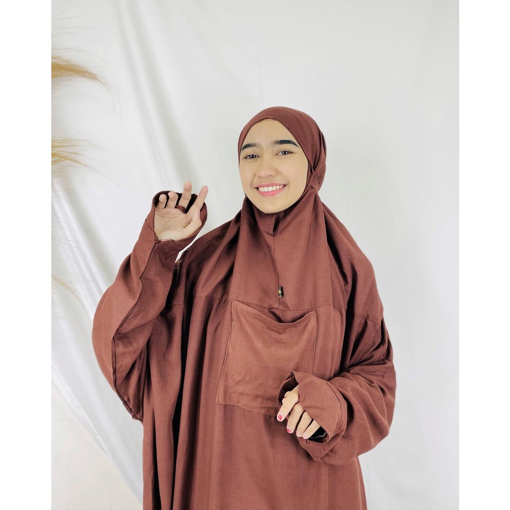 Benang Raja Mukena Terusan Polos