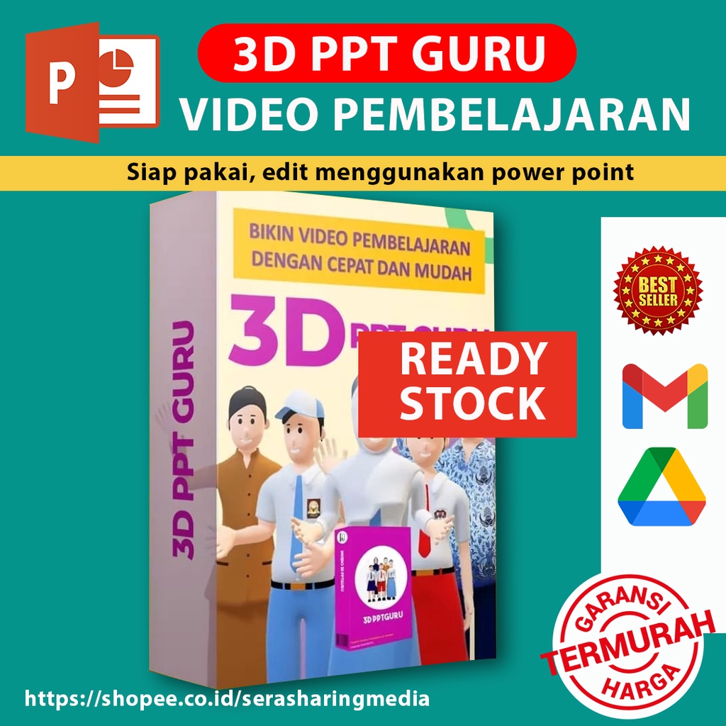 INVIDEO 3D POWERPOINT GURU - 3D PPT | PRESENTASI PENGAJARAN GURU DAN SISWA VERSI ANIMASI