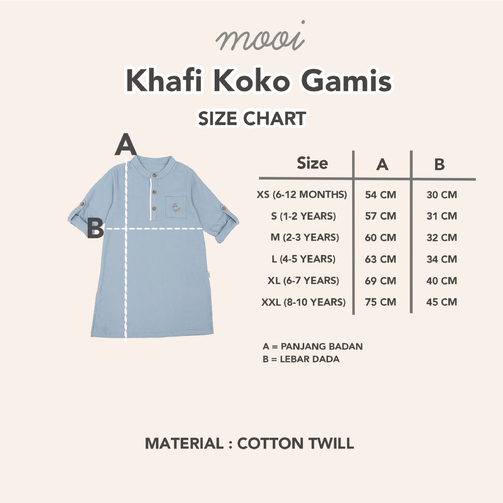 MOOI KHAFI KOKO GAMIS -KOKO ANAK/IED COLLECTION - MOOI IED SERIES