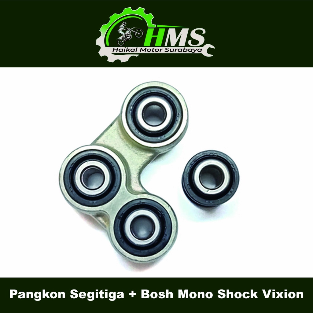 Pangkon Segitiga + Bosh Mono Shock Vixion - Pangkon Segitiga Bos Ayunan Anting Skok Belakang Assy