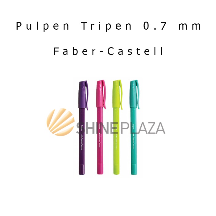 

Pulpen Tripen Mixbarel Faber-Castell 0.7mm - Bolpen Pena Hitam 0,7 mm