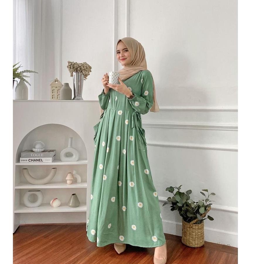 ✹ Gamis Milea / Dress Syari/ LD 120 cm / PB 130 cm / Gamis Rayon Premium / Dress Gamis Rayon Premium