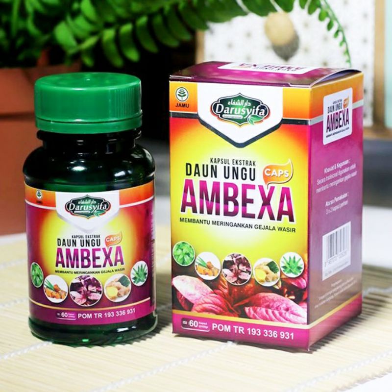 AMBEXA OBAT HERBAL WASIR ORIGINAL BPOM