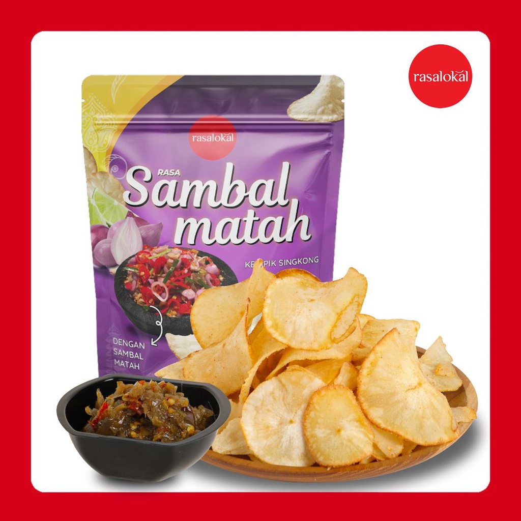 

Keripik Singkong Rasa Lokal - Sambal Matah