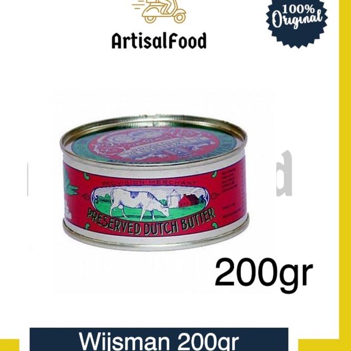 

♬ Wijsman Wisman Wisjman Butter Mentega Roombutter 200 gr KALENG 200gr ℮