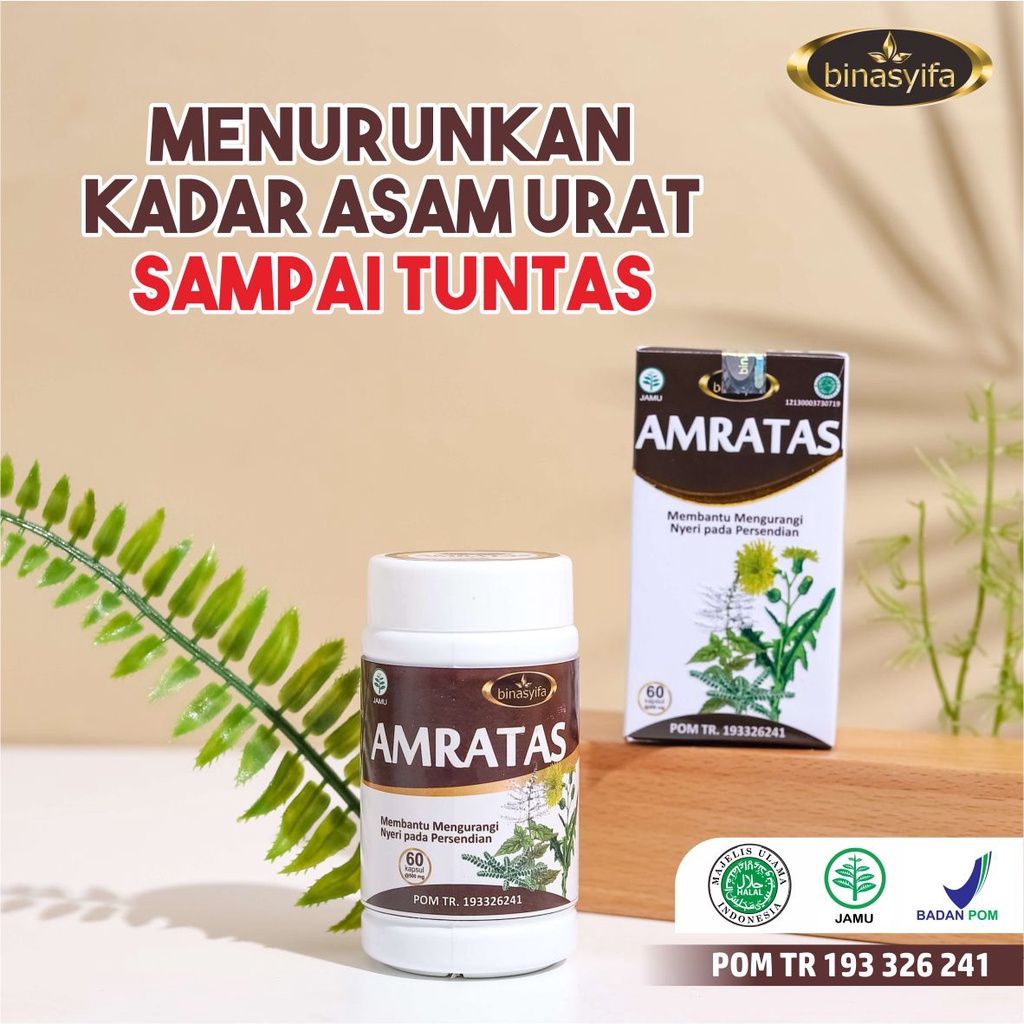 AMRATAS Obat Asam Urat Rematik Pegal Linu Mengatasi Nyeri Sendi