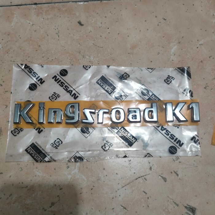 emblem tulisan logo KINGSROAD K1 nissan TERRANO ORIGINAL