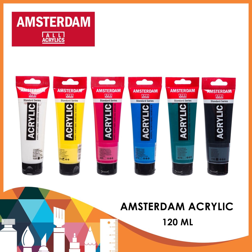 

Amsterdam Acrylic 120ml / Cat Lukis / Amsterdam Acrylic Paint / Cat Acrylic / Amsterdam Acrylic