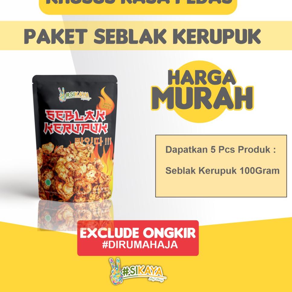 

֍ Paket Seblak Kerupuk Pedas Only-Sikaya ✦