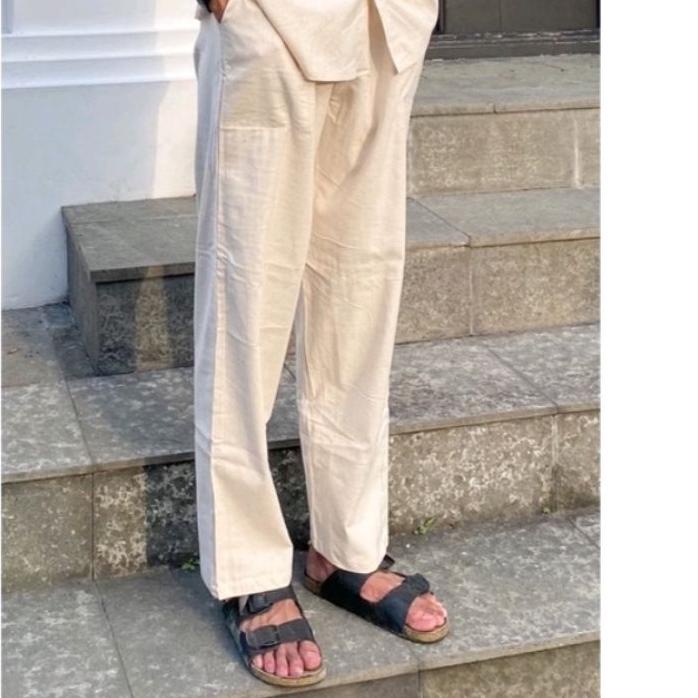 ☻ Celana Panjang Linen Pria/Linen Pants ♢