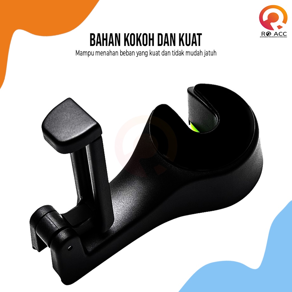 [RO ACC] NVN-CH16 CAR HOLDER HP 2IN1 DI MOBIL CAR HOOK MOBILE PHONE HOLDER