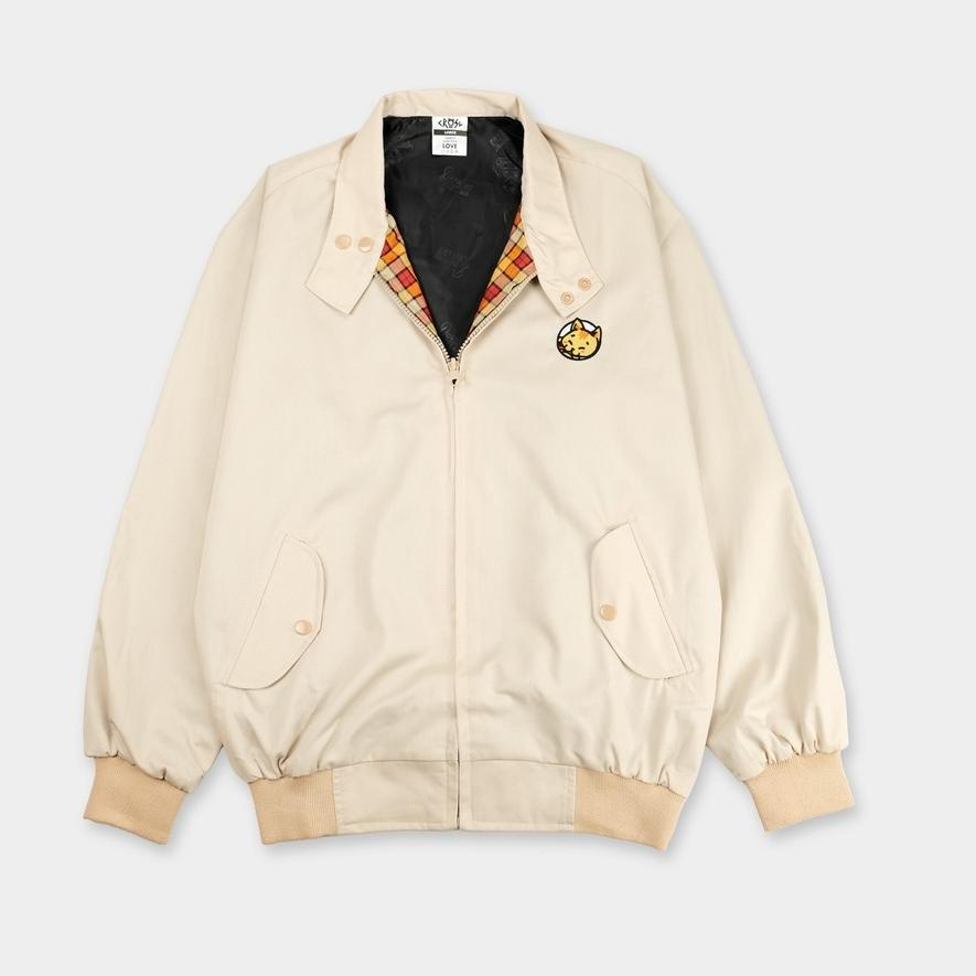 PALING LARIS CRSL Chilo Adopter Jacket | Cream | Harrington Jacket | Jaket casual