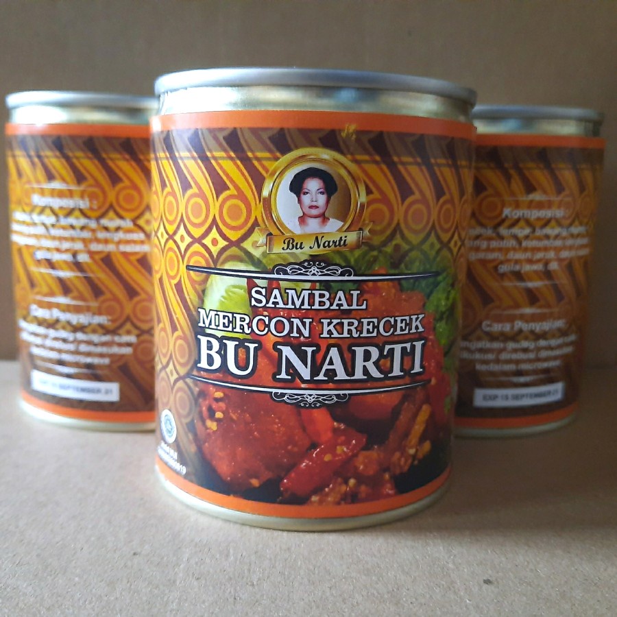 Sambal Mercon Krecek Bu Narti - 300Gram