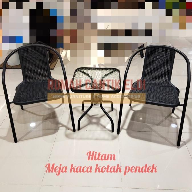 Kursi Meja (4 + 1)Teras Tamu Taman Outdoor Cafe Stordiyaput