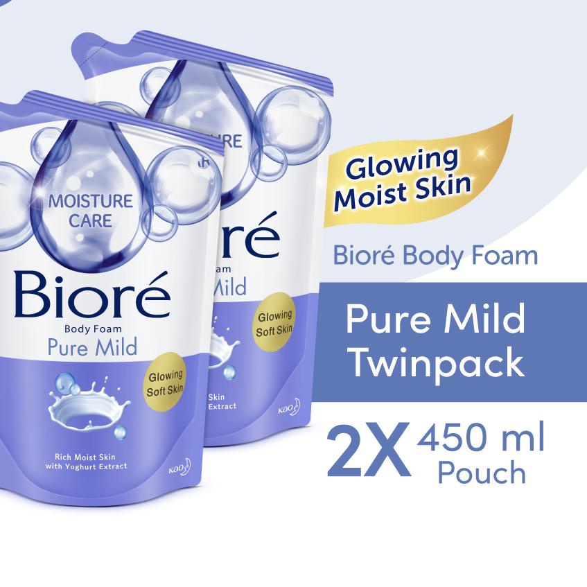 ➹ Biore Body Foam Beauty Pure Mild Twinpack 2 x 450 mL ➽