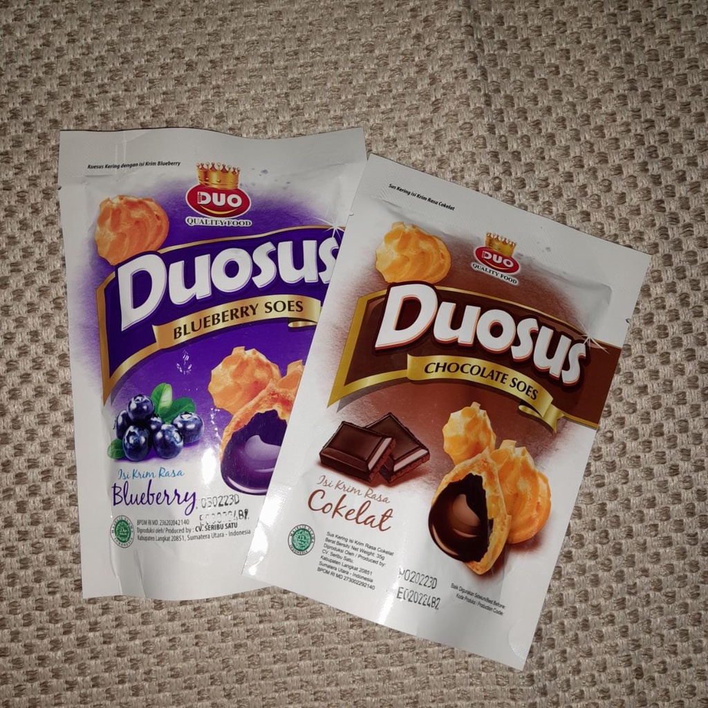 

[HOT PROMO !!] Duosus 35g - Chocolate Soes/Bluberry Soes