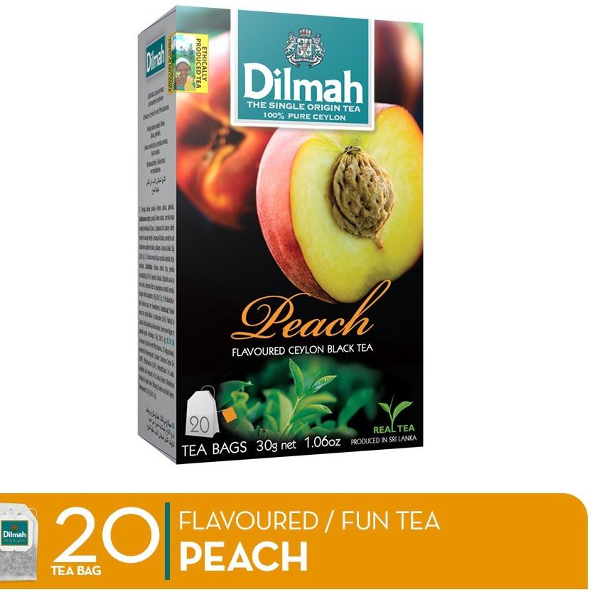 

⚡COD⚡ Teh Dilmah No Envelope 20 sachet peach