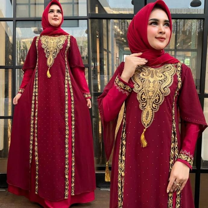 Gamis Pesta Abaya Mewah