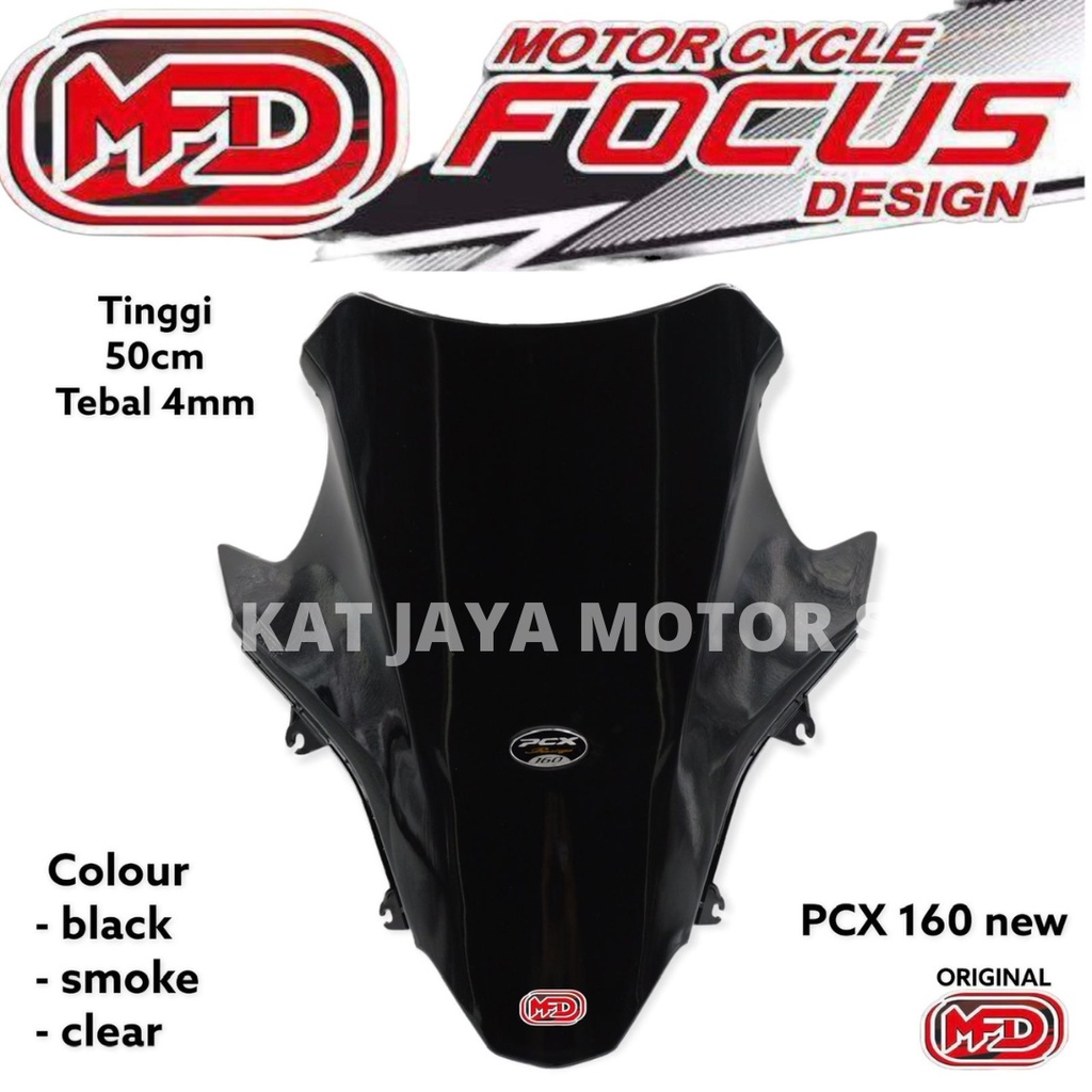 VISOR WINDSHIELD KACA MOTOR PCX NEW 160 2021 2022 2023 TEBAL PRESIS
