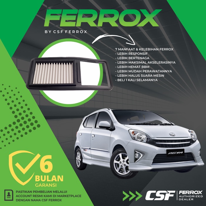 FILTER UDARA FERROX MOBIL AGYA ORIGINAL