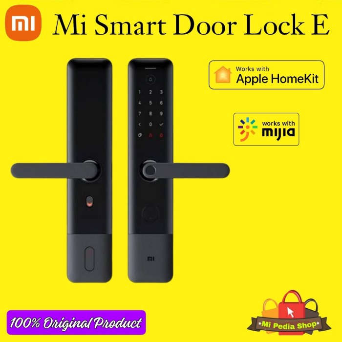 Akses Xiaomi Smart Door Lock E Fingerprint Bluetooth Password Unlock