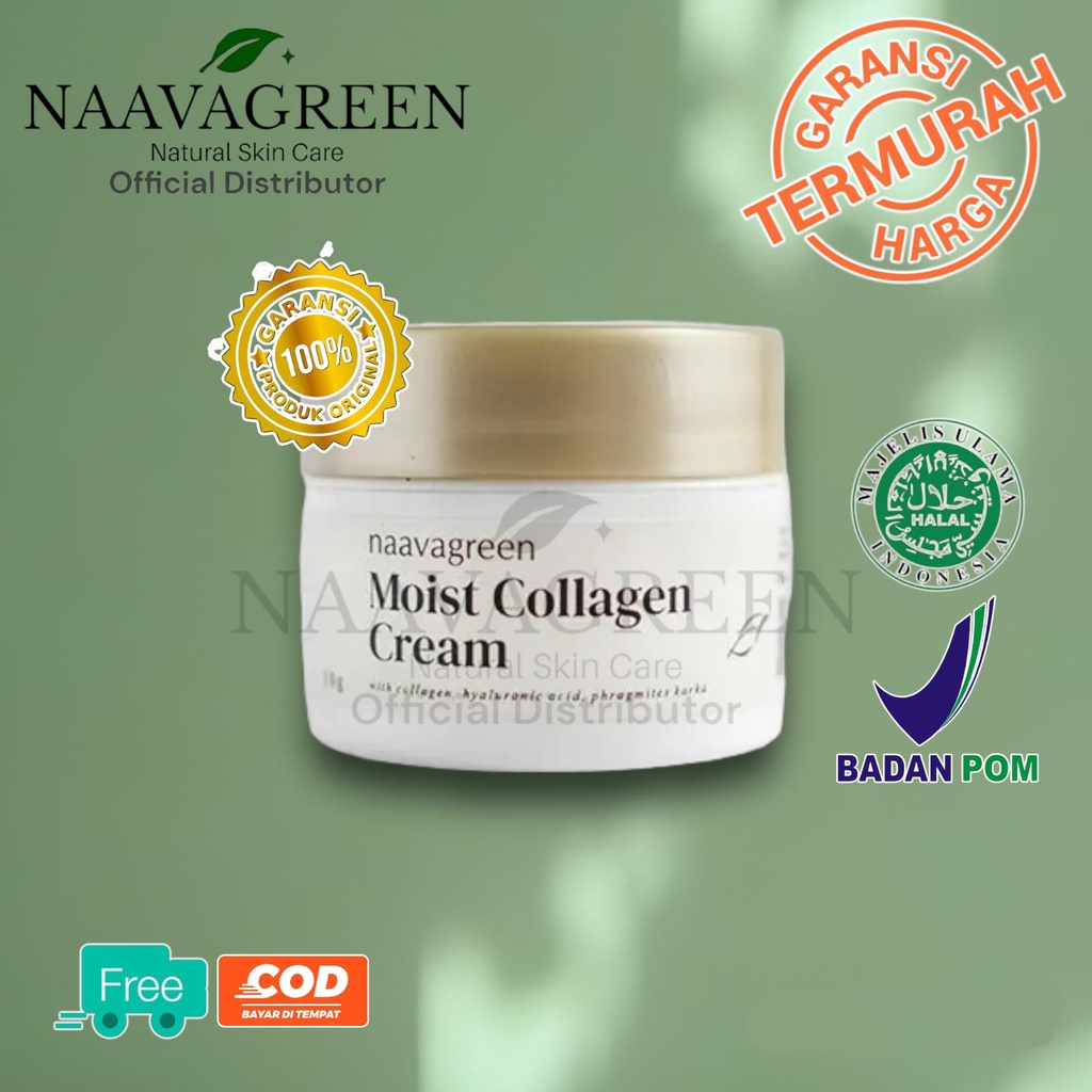 Naavagreen Moist Collagen Cream / Krim asli naavagreen /- NG COLL