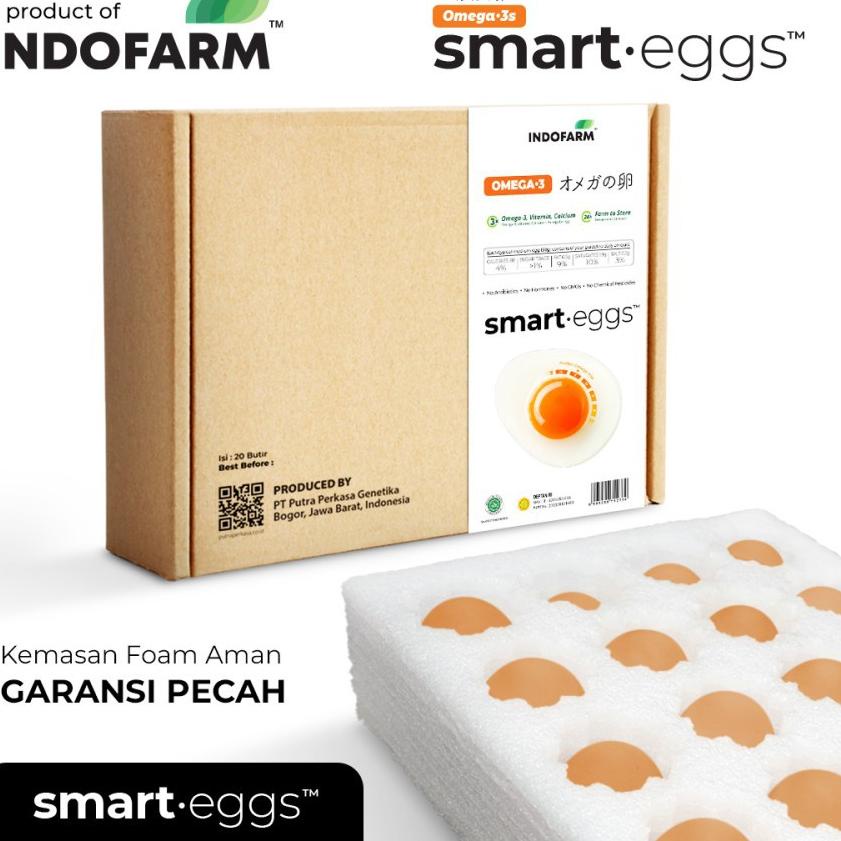 

Pesan disini Telur Omega 3 Organik INDOFARM Smart Eggs TELUR AYAM NEGRI ORANGE ISI 20BUTIR PER BOX