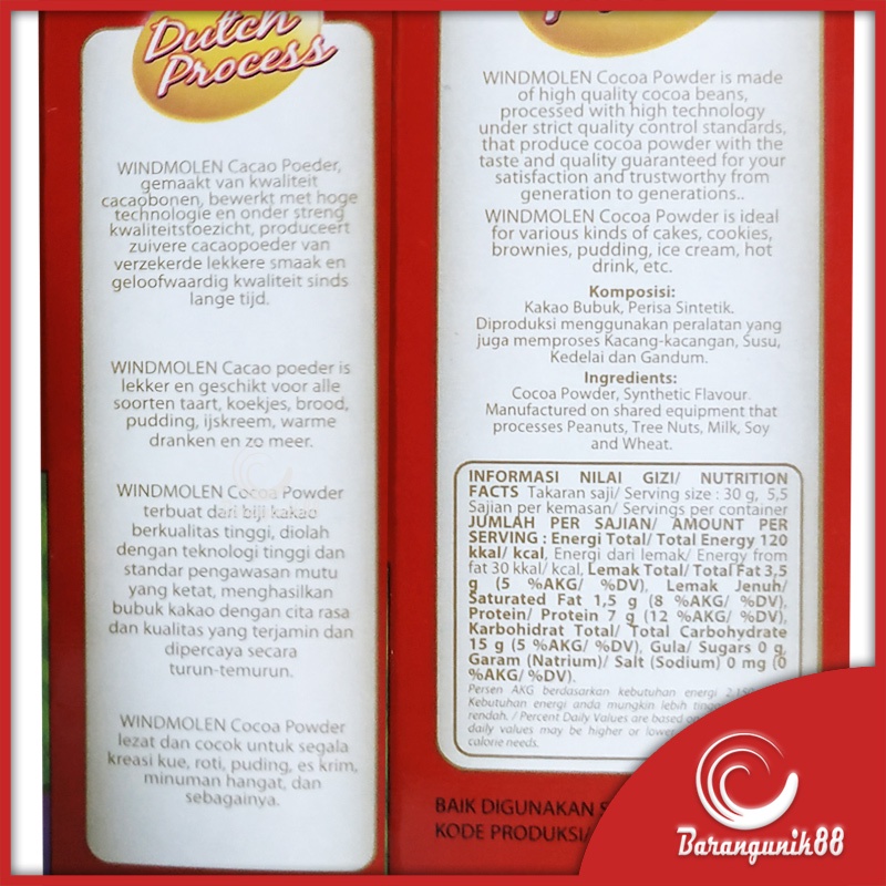 Windmolen Cocoa Powder Kakao Bubuk