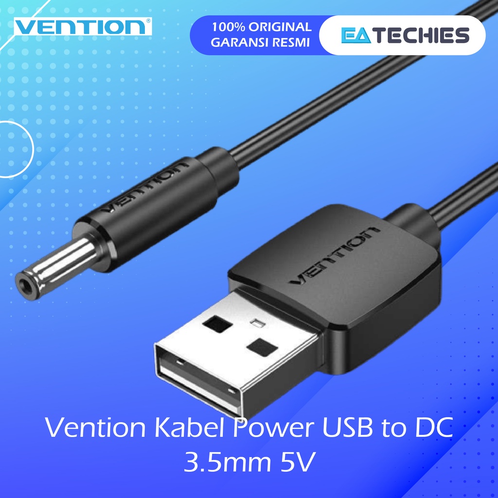 Vention Kabel Power USB to DC 3.5mm 5V