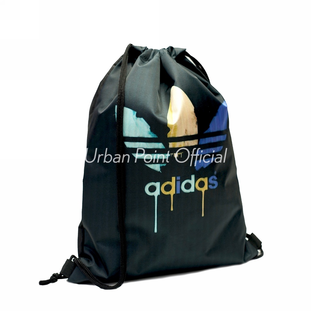 Tas Serut Futsal Sepatu Bola Gymsack Adidass