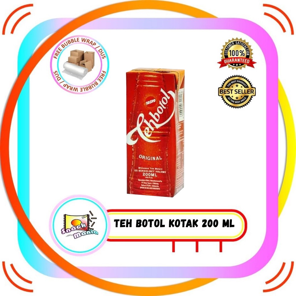 

Teh Botol Sosro Kotak Original Melati 200 ml Jasmine Tea