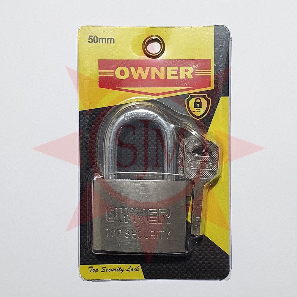Gembok 50mm OWNER Leher Panjang / Pendek