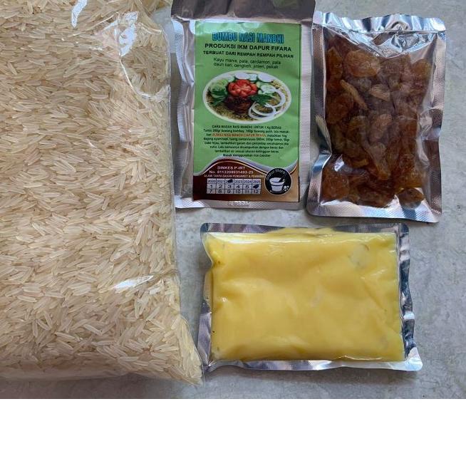 

✬ MURAH ' PAKET BERAS BASMATI, BUMBU, MINYAK SAMIN & KISMIS, bisa buat 12-14 porsi ✈