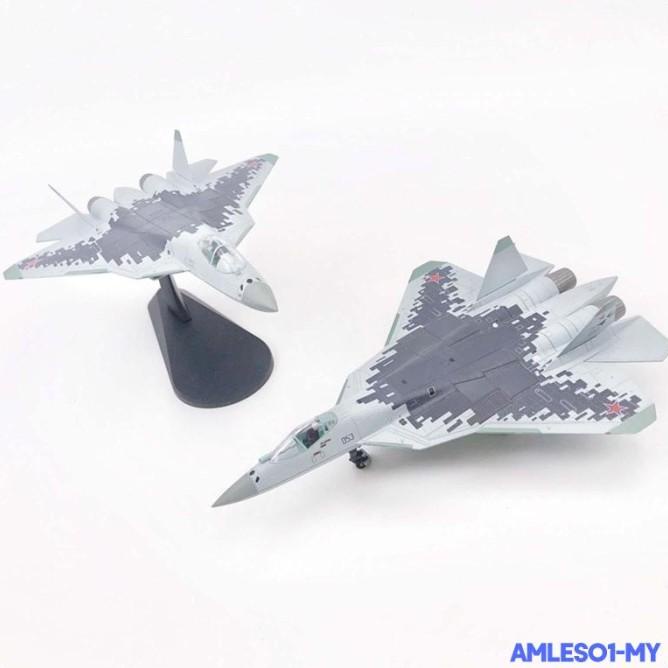 Hot Miniatur Diecast Pesawat Tempur Rusia Su-27 / Su-30 / Su-57 Us