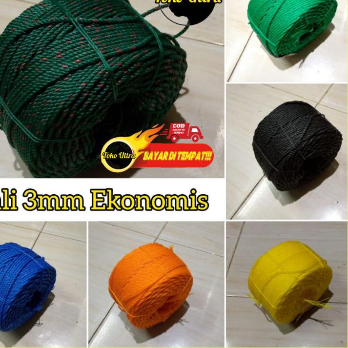 ➽ TALI 3 MILI / TAMBANG 3MM / TAMBANG PLASTIK 3MM / TAMPAR 3MM / TALI JEMURAN / TALI RIS JARING / TA