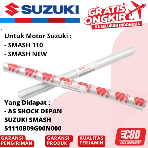 As Shock Sok Breaker Depan Smash New & Smash 110 - As Shock Sok Breaker Depan Suzuki