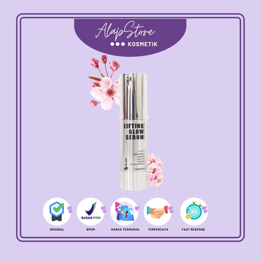 Ms Glow Lifting Glow Serum  Original 100% Serum Lifting Serum Pengencang Kulit Dan Pengecil Pori-Pori