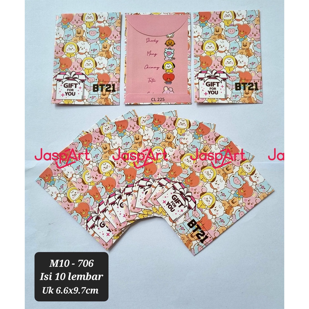 

AMPLOP LEBARAN IDUL FITRI SNACK UNIK KEKINIAN 1 PACK ISI 10 SIAP PAKAI UKURAN MEDIUM